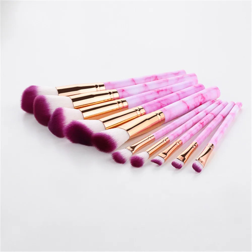 KOSMETYKI Red Makeup Brushes Tool Set Cosmetic Powder Eye Shadow Foundation Blush Blending Beauty Make Up Brush Maquiagem