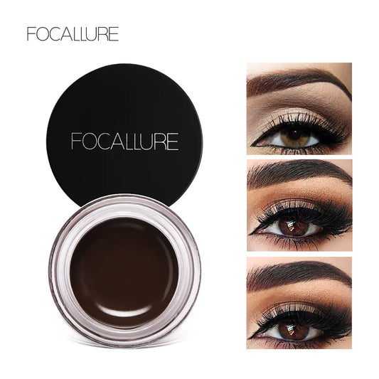 Wholesale FOCALLURE Eyebrow Cream Gel Enhancers Long-lasting Waterproof EyeBrows Pomade Gel With Brushes For Women Makeup