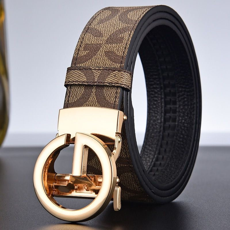 2023 New Men Belt Business Casual Fashion Luxury Designer Famous Brand Automatic G Buckle Jeans Leather Belt for Man Belts