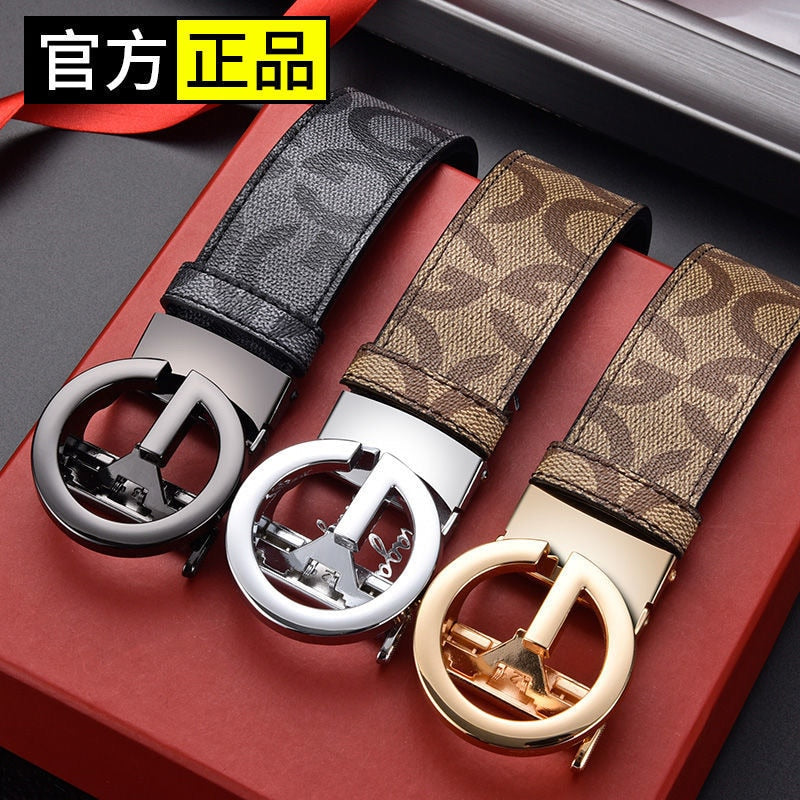 2023 New Men Belt Business Casual Fashion Luxury Designer Famous Brand Automatic G Buckle Jeans Leather Belt for Man Belts