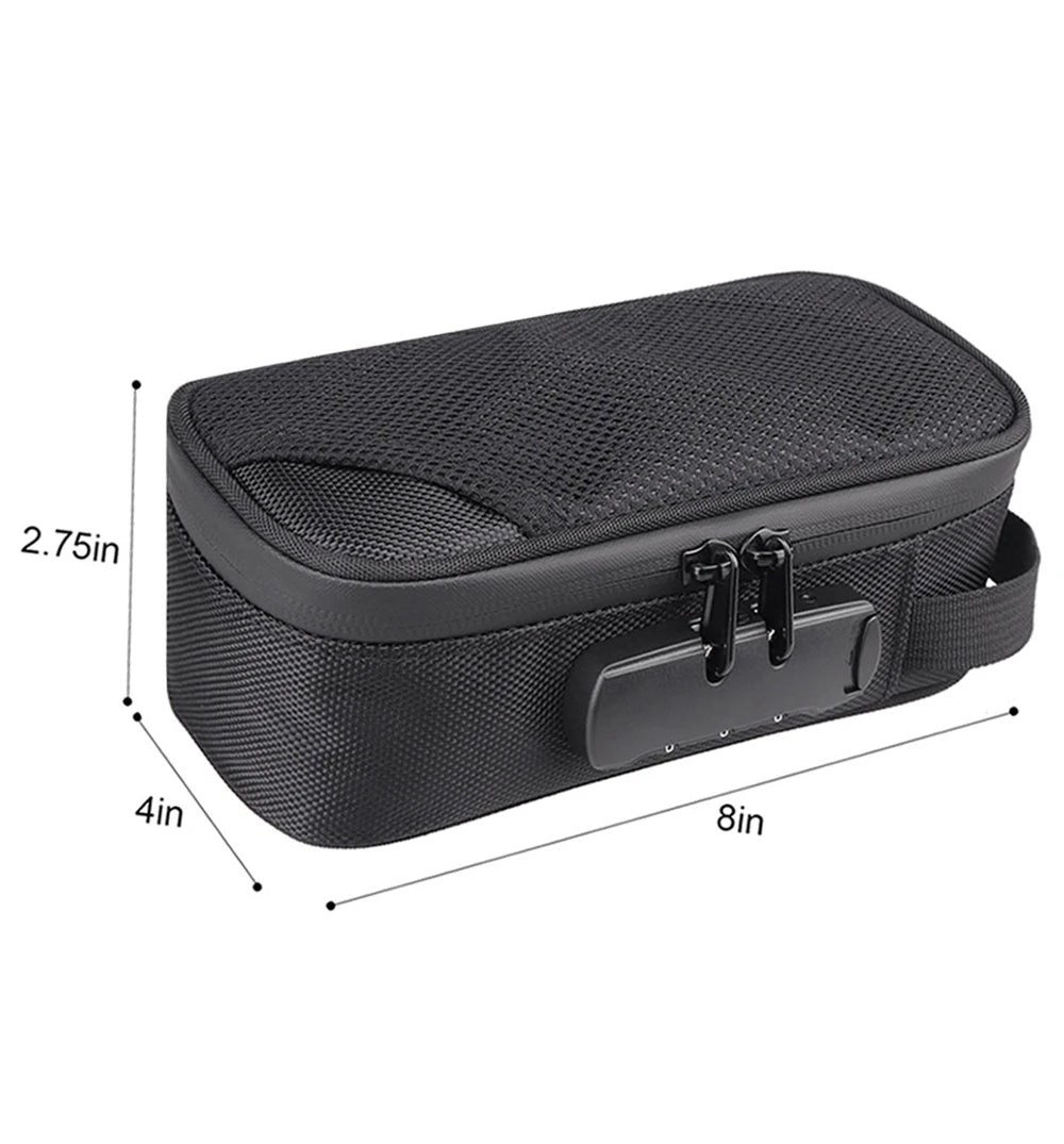 Smell Proof Bag Large-capacity With Lock  Activated Carbon Deodorant Bag Portable Pipe Bag Convenient