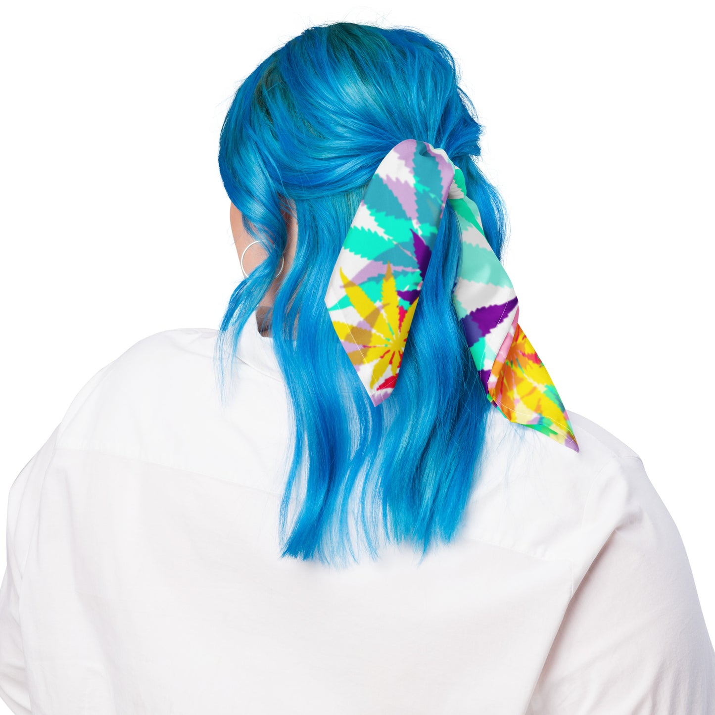 Vibrate leaf All-over print bandana