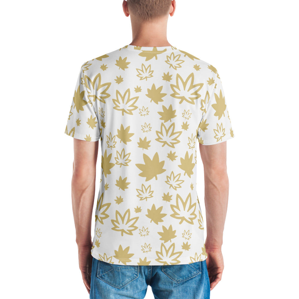 Gold Leaf AOP Men's t-shirt