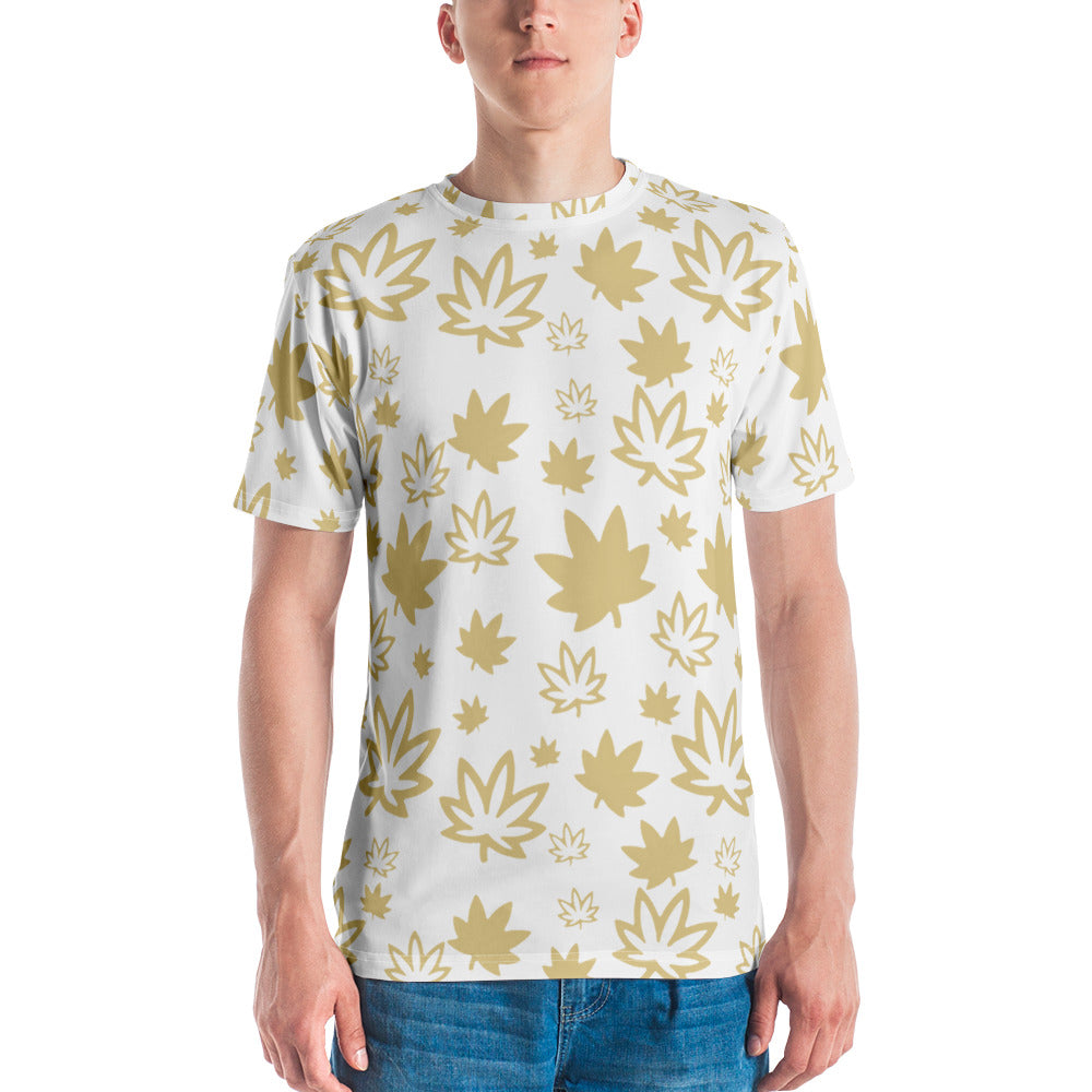 Gold Leaf AOP Men's t-shirt