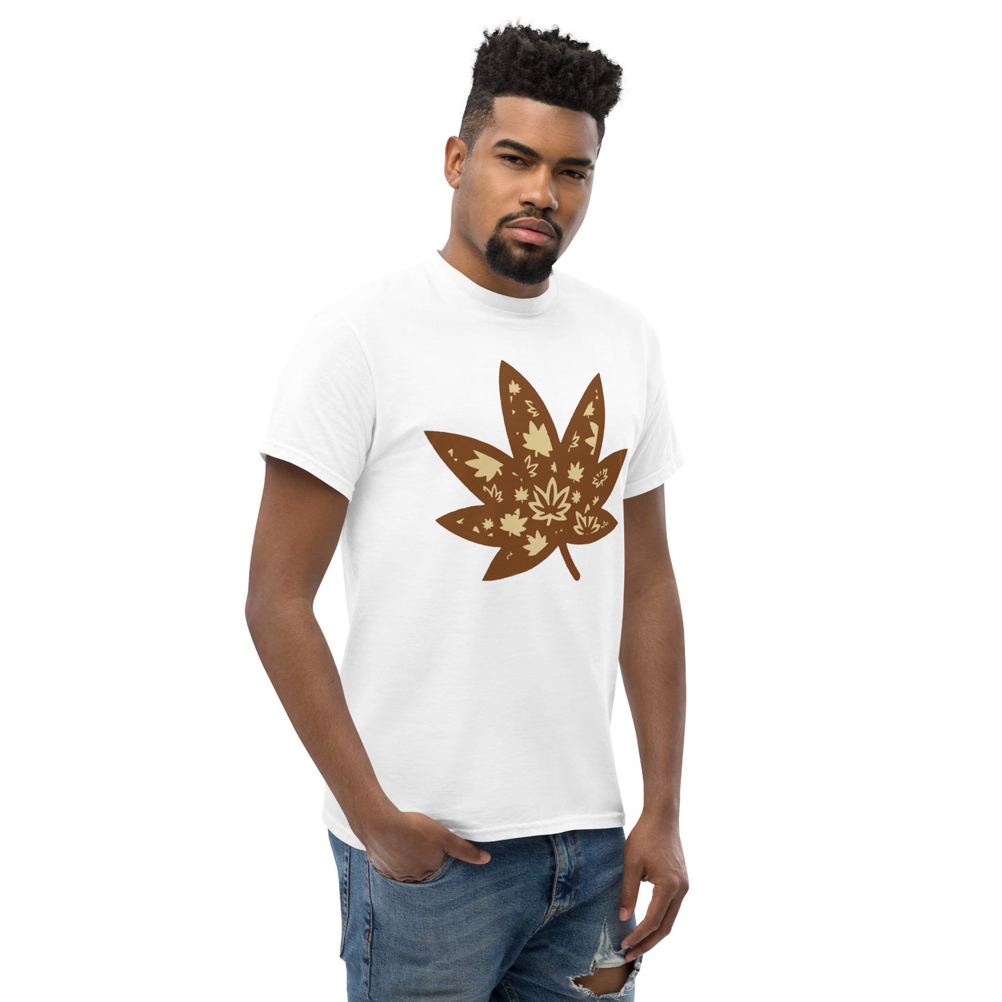 Rust Gold and Gold Leaf Men's classic tee