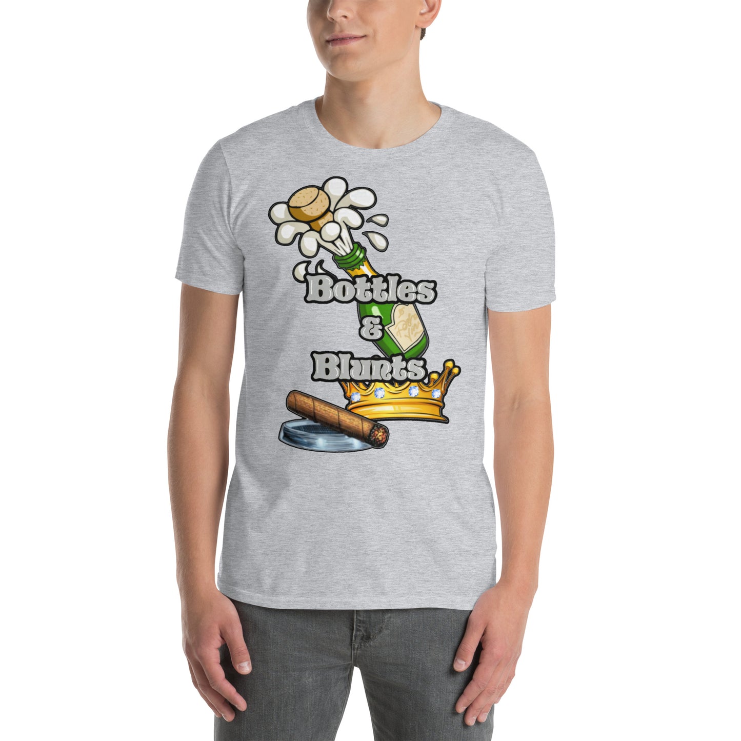 Bottles & Blunts Short-Sleeve Unisex Tee