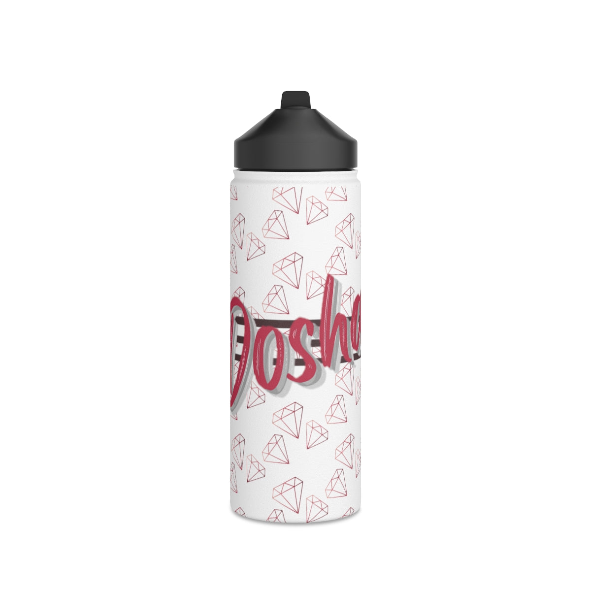 Dosha Stripes Stainless Steel Water Bottle, Standard Lid