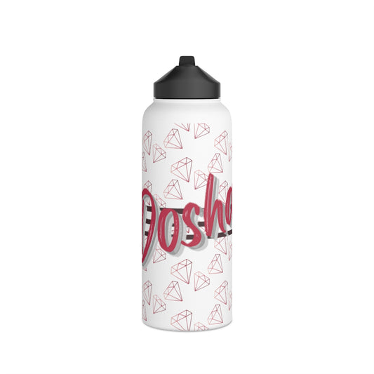 Dosha Stripes Stainless Steel Water Bottle, Standard Lid