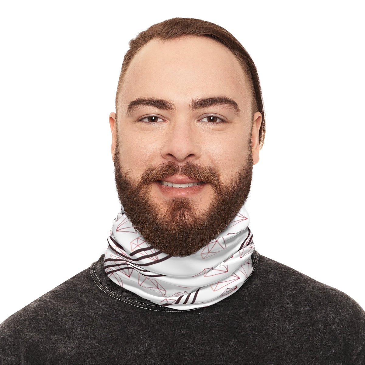 Diamond and stripes Midweight Neck Gaiter