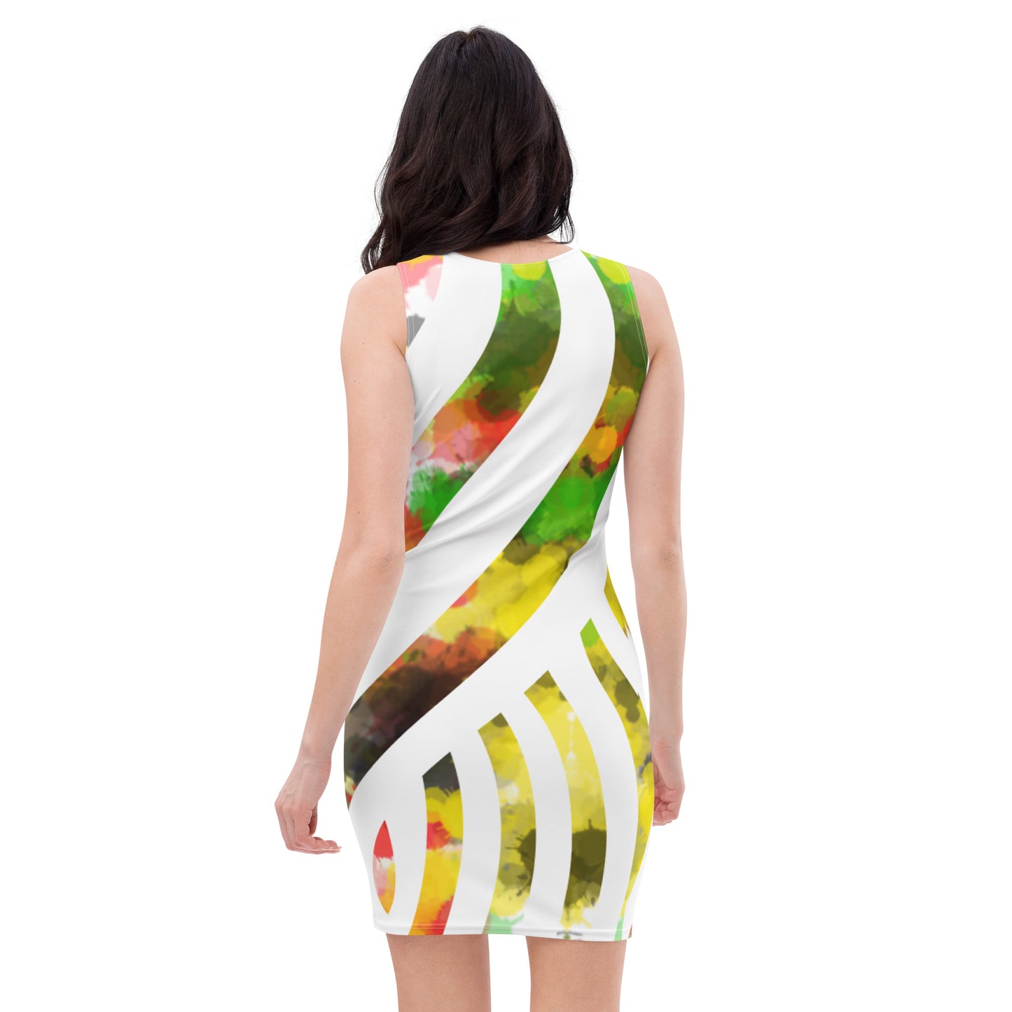 E4SO Spray Paint Sublimation Cut & Sew Dress