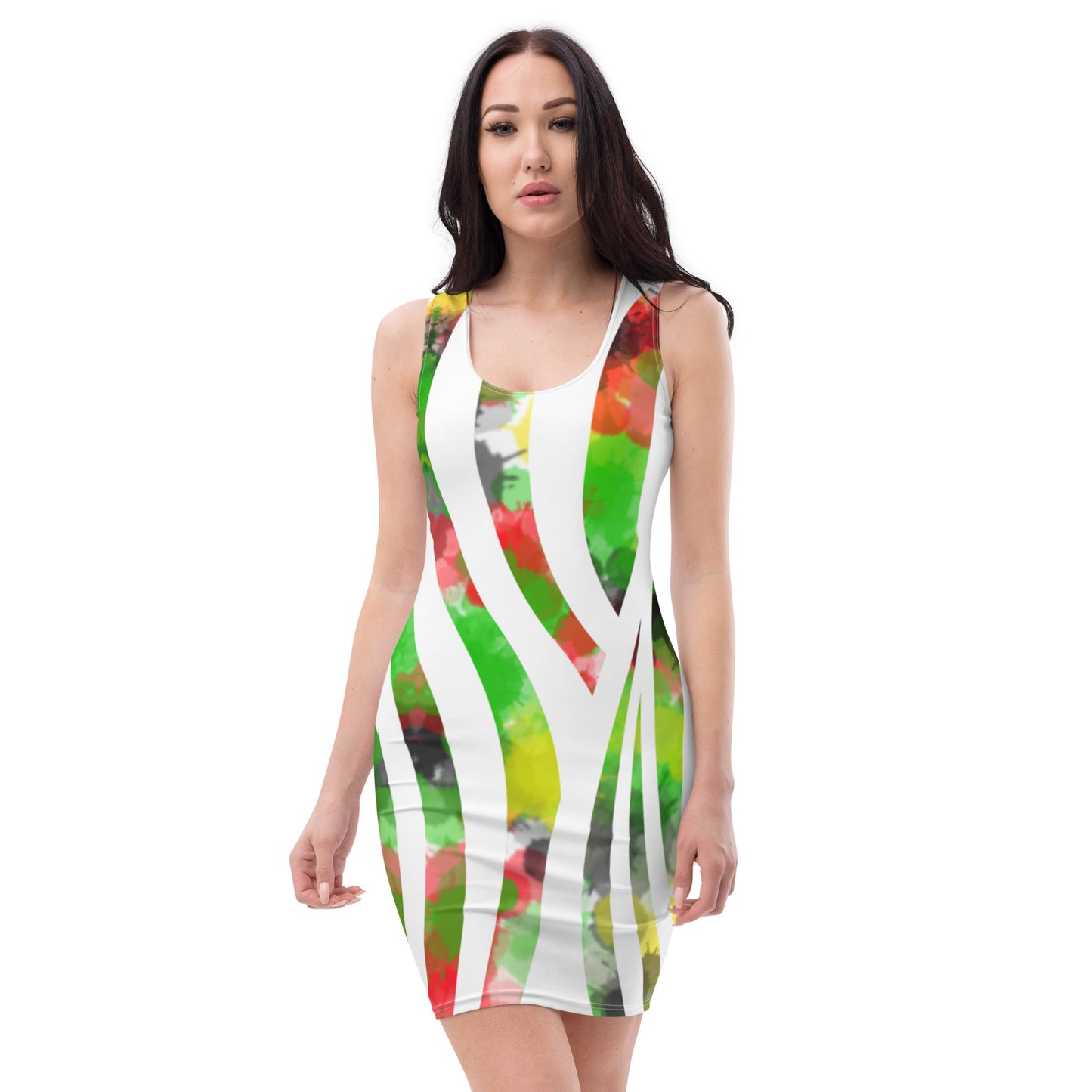 E4SO Spray Paint Sublimation Cut & Sew Dress