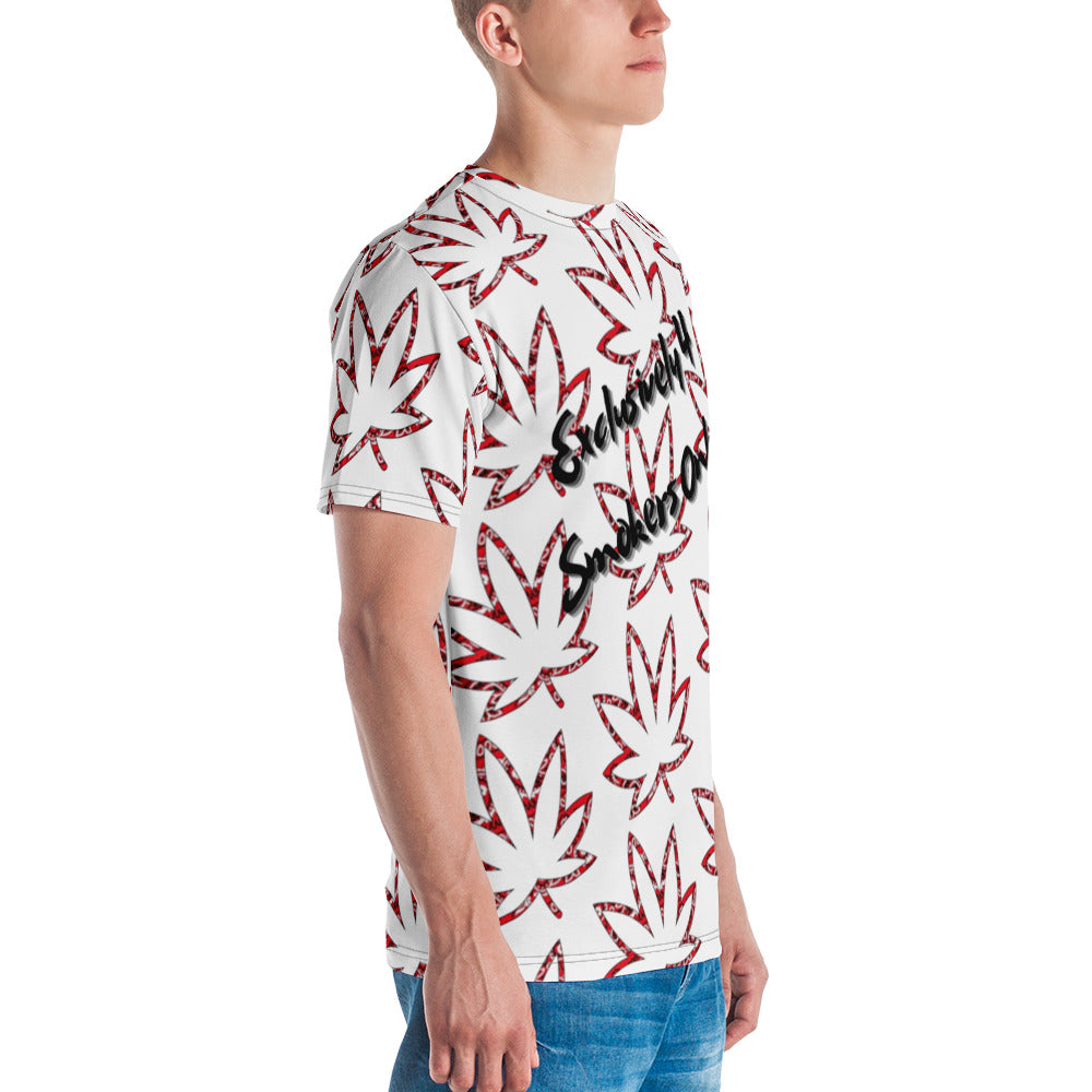 Men's Fatsca Red Bandana E4SO Leaf t-shirt