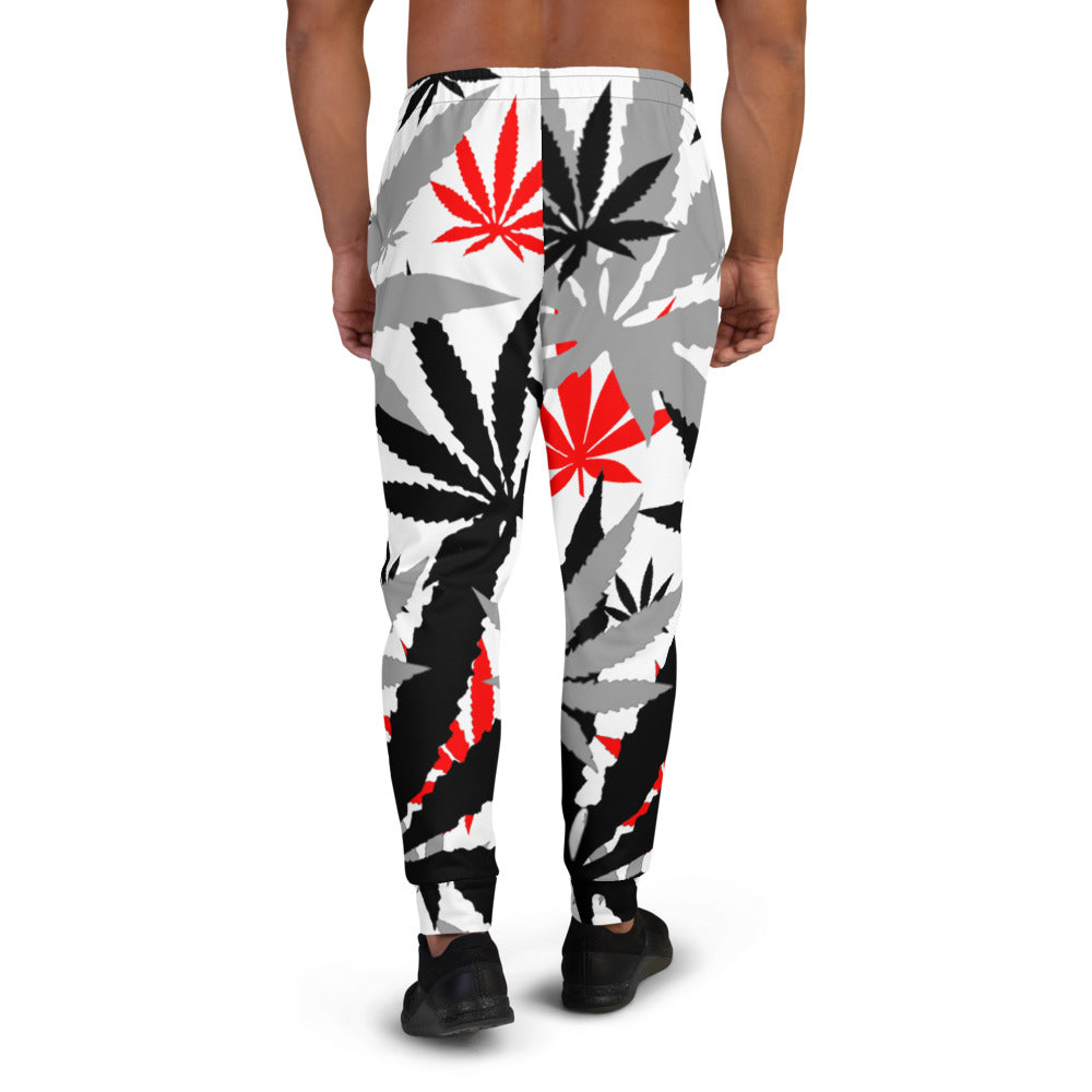 Men's Red Leaf Joggers