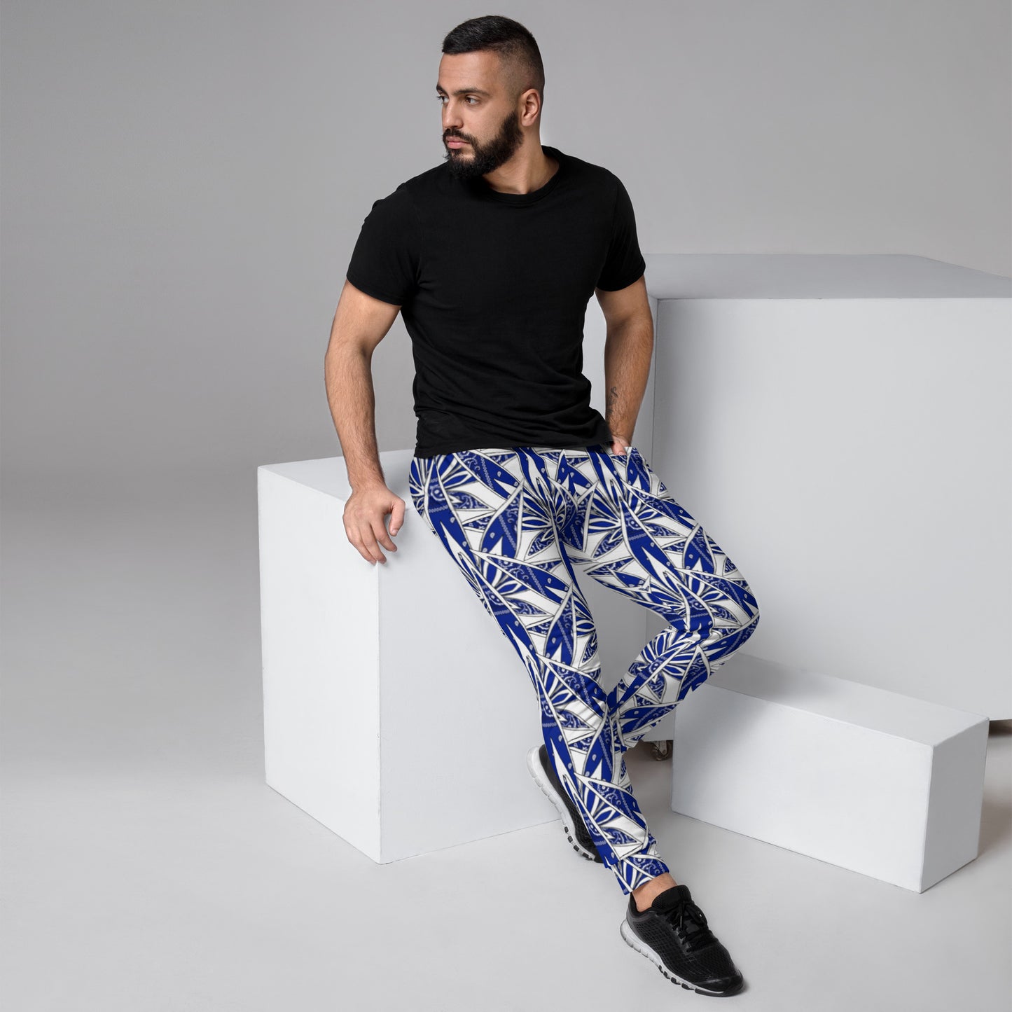 Men's Blue Bandana E4SO Joggers