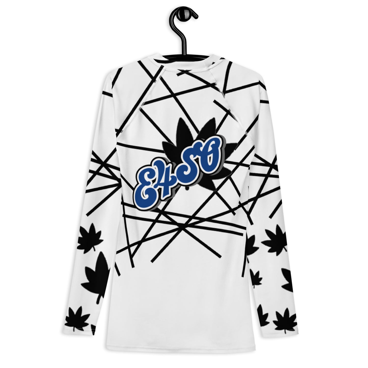 Men's 420 blue and black Rash Guard