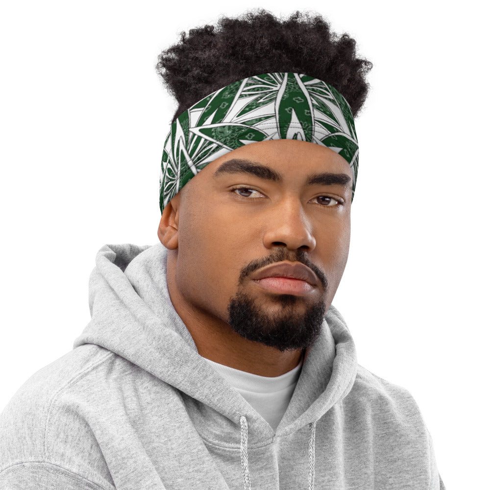 Dark Green Bandana Neck Gaiter