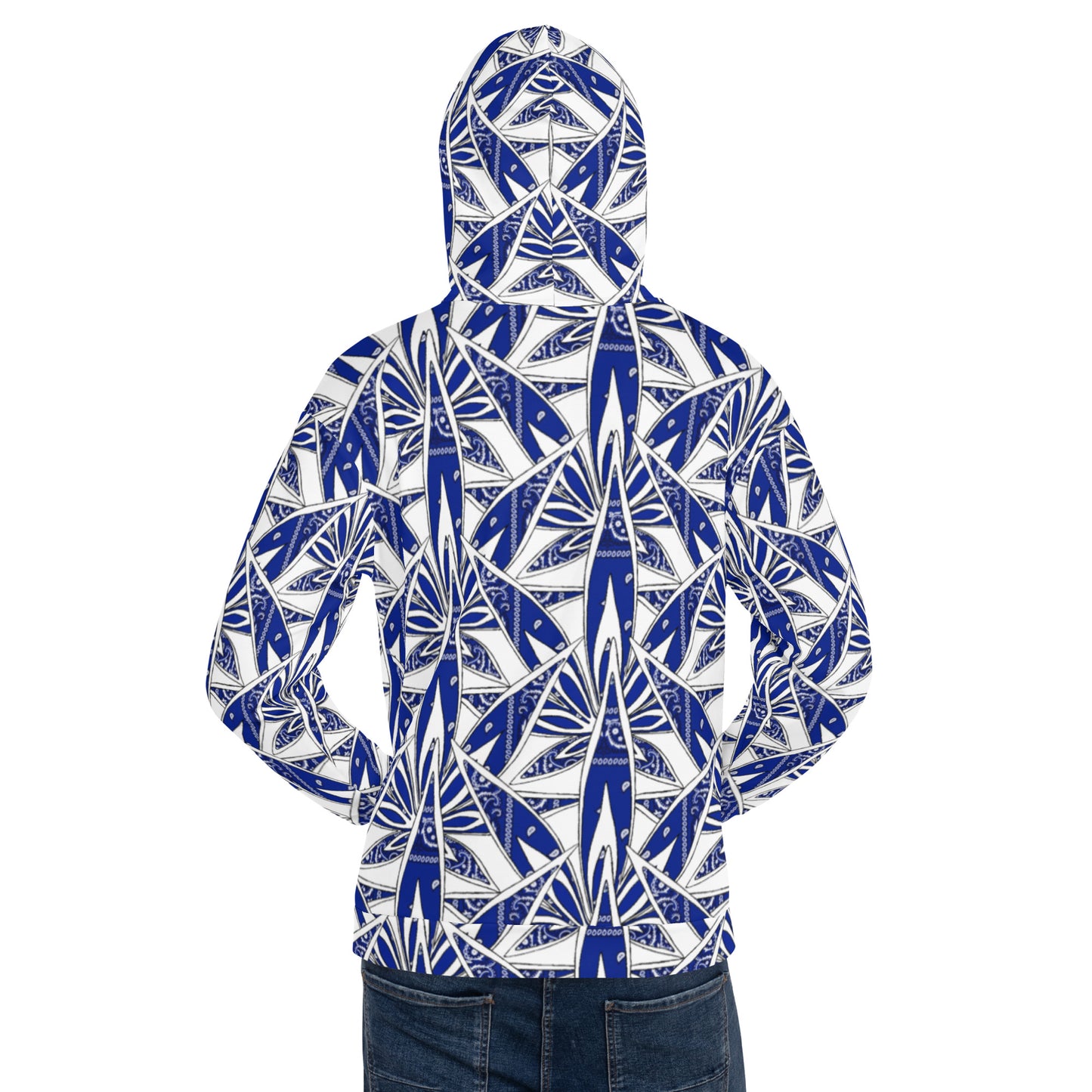 Blue Bandana Unisex E4SO Hoodie