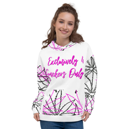 Unisex Pink/Black Leaf E4SO Hoodie