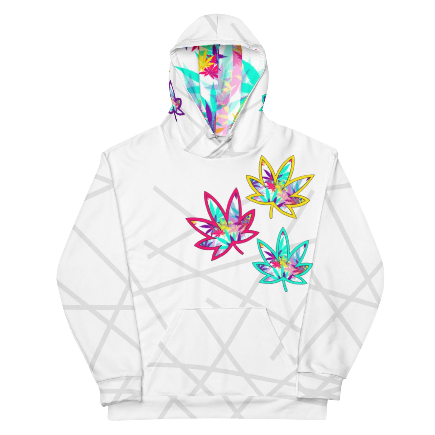 Thick Vibrate Leaves Hoodie