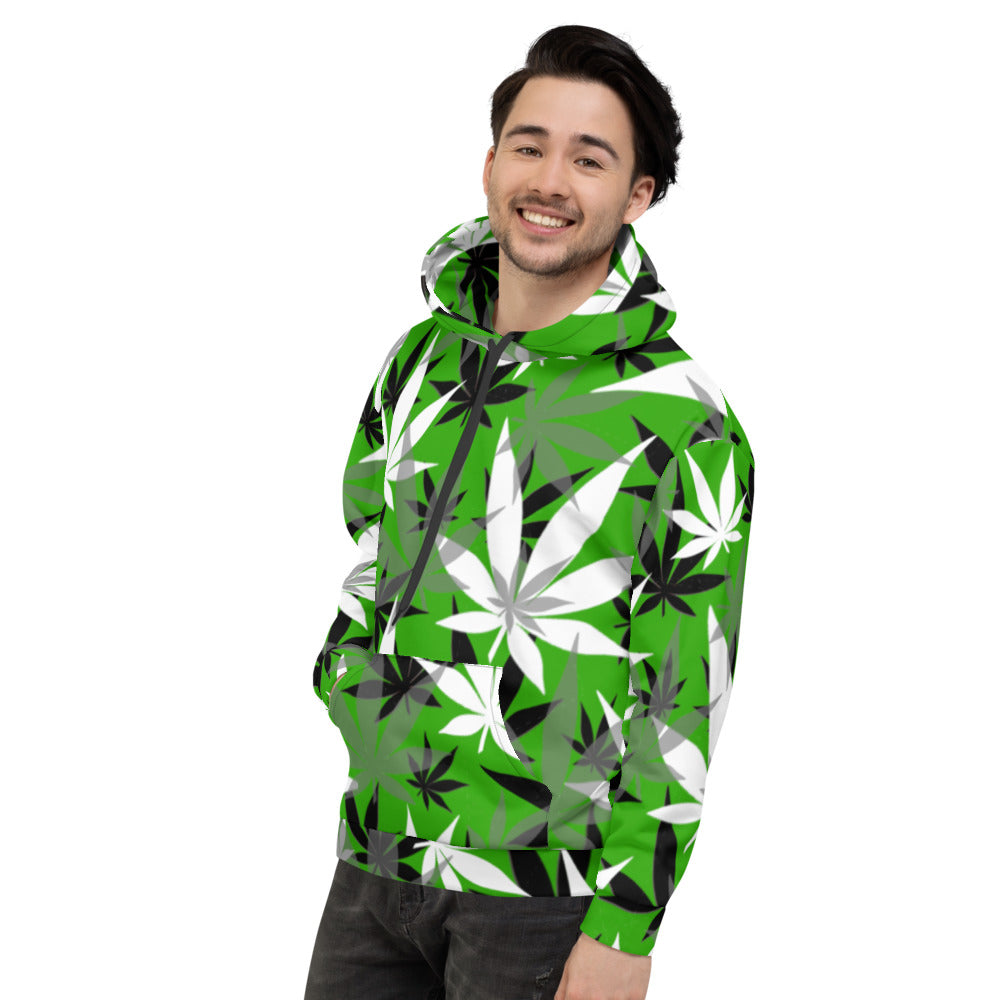 Green Background E4SO Hoodie