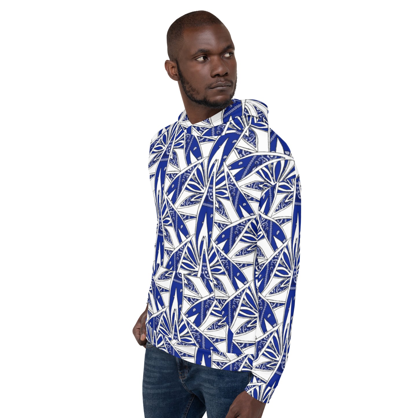 Blue Bandana Unisex E4SO Hoodie