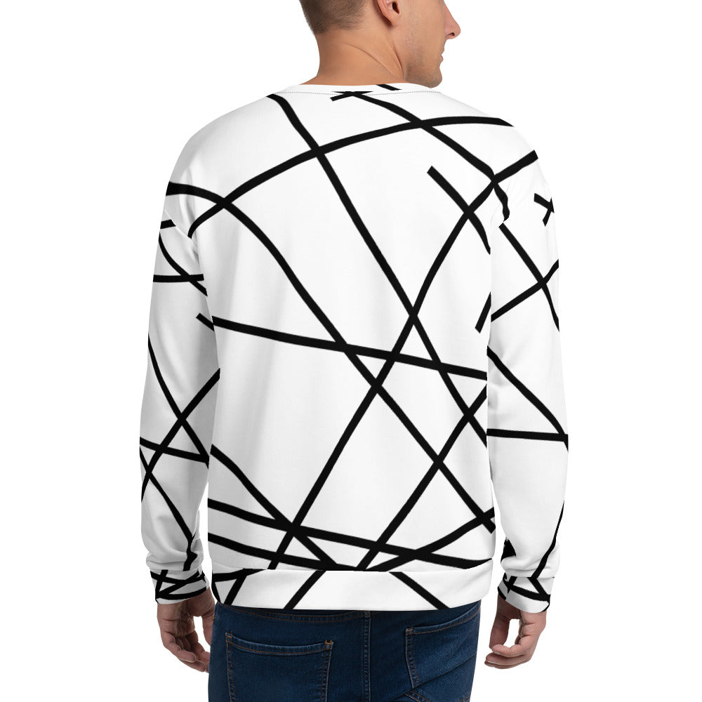 Big Leaf Cross Lines Sweatshirt