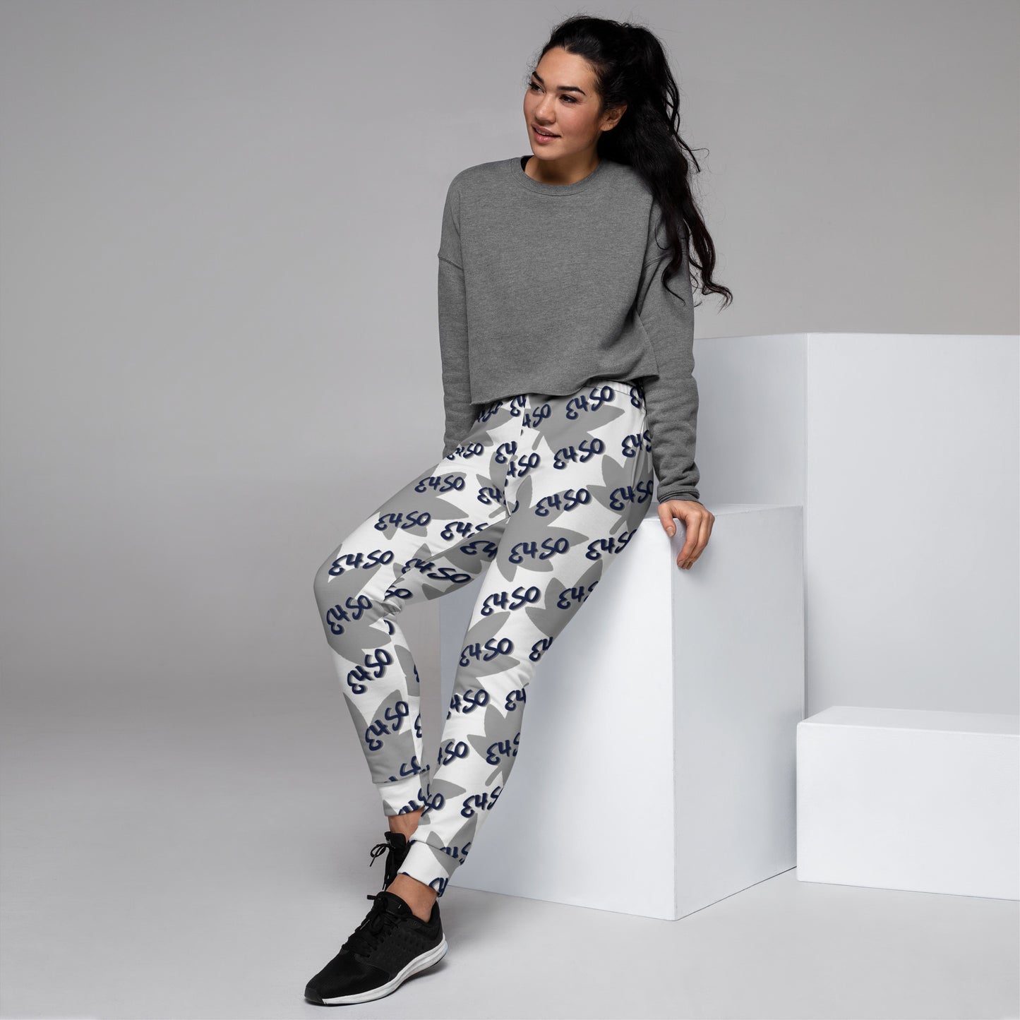 Women's jumbo leaf E4SO print Joggers