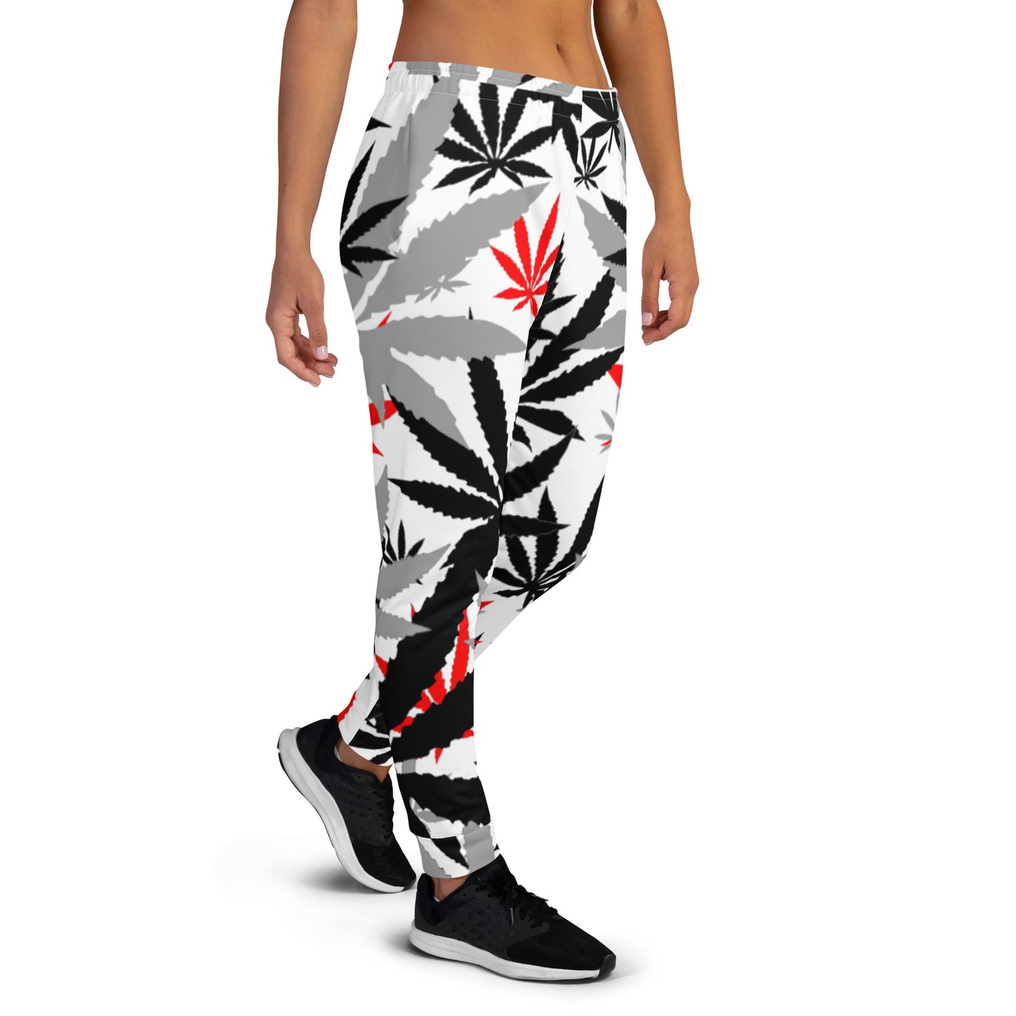 Women's Red Leaf Joggers