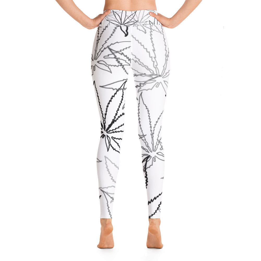 Yoga Silver Leaf E4SO Leggings