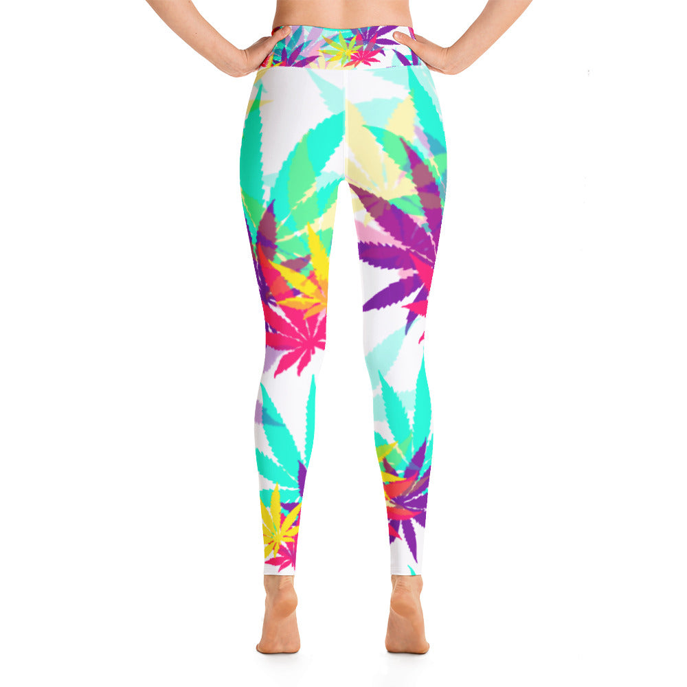 Yoga Vibrate Leaf E4SO Leggings