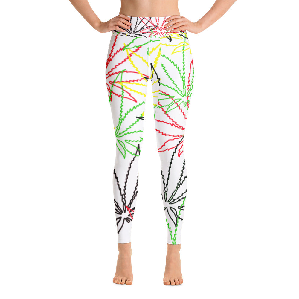 Yoga Hollow Leaf E4SO Leggings