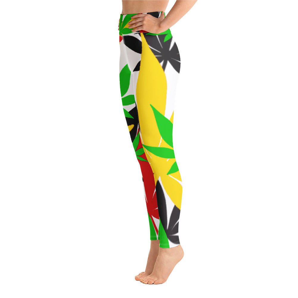 Yoga Solid Leaf E4SO Leggings