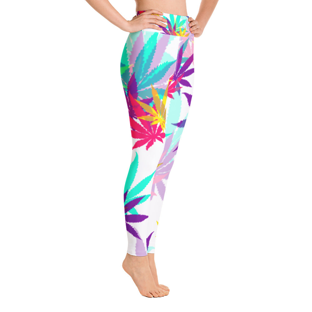 Yoga Vibrate Leaf E4SO Leggings