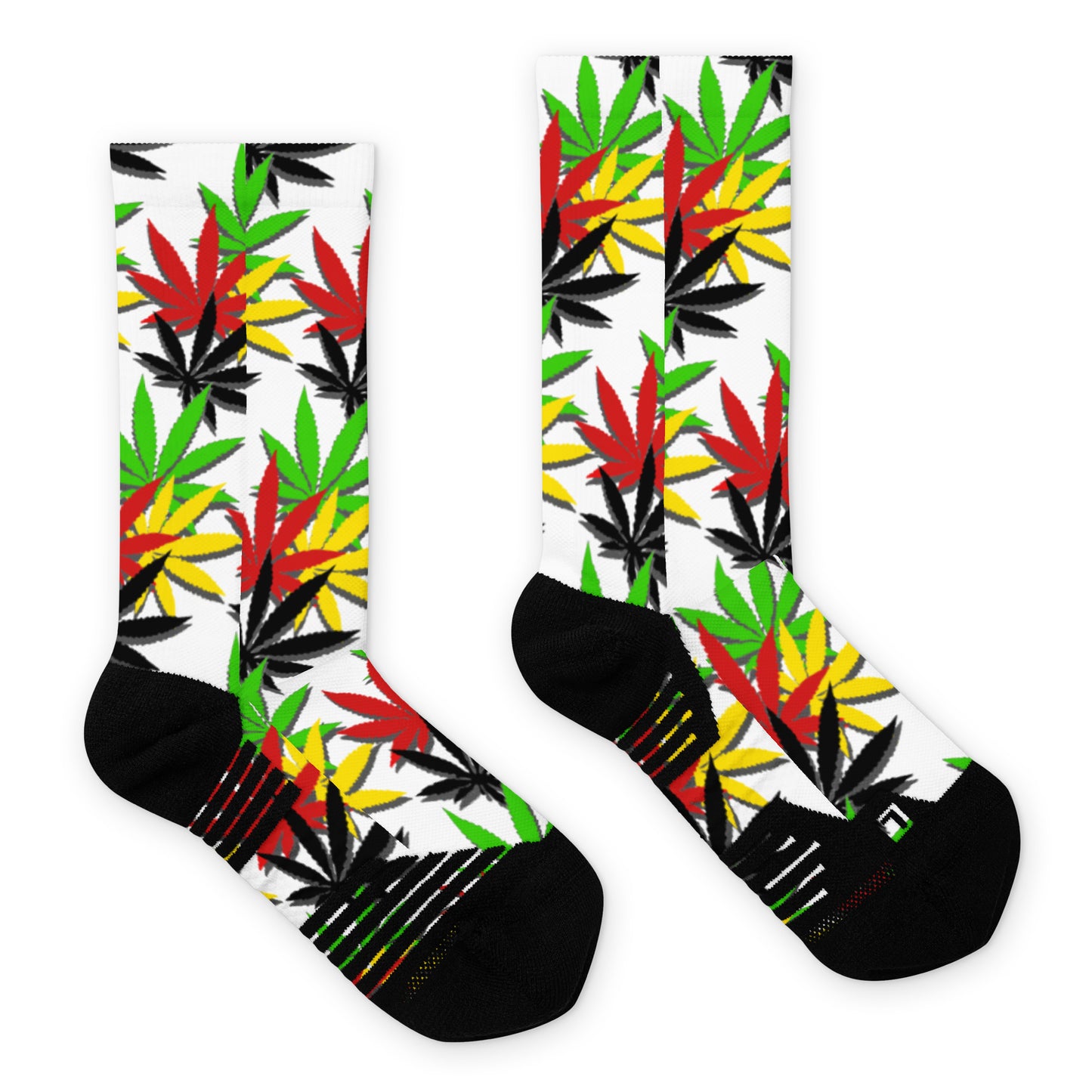 Ras Leaf Basketball socks