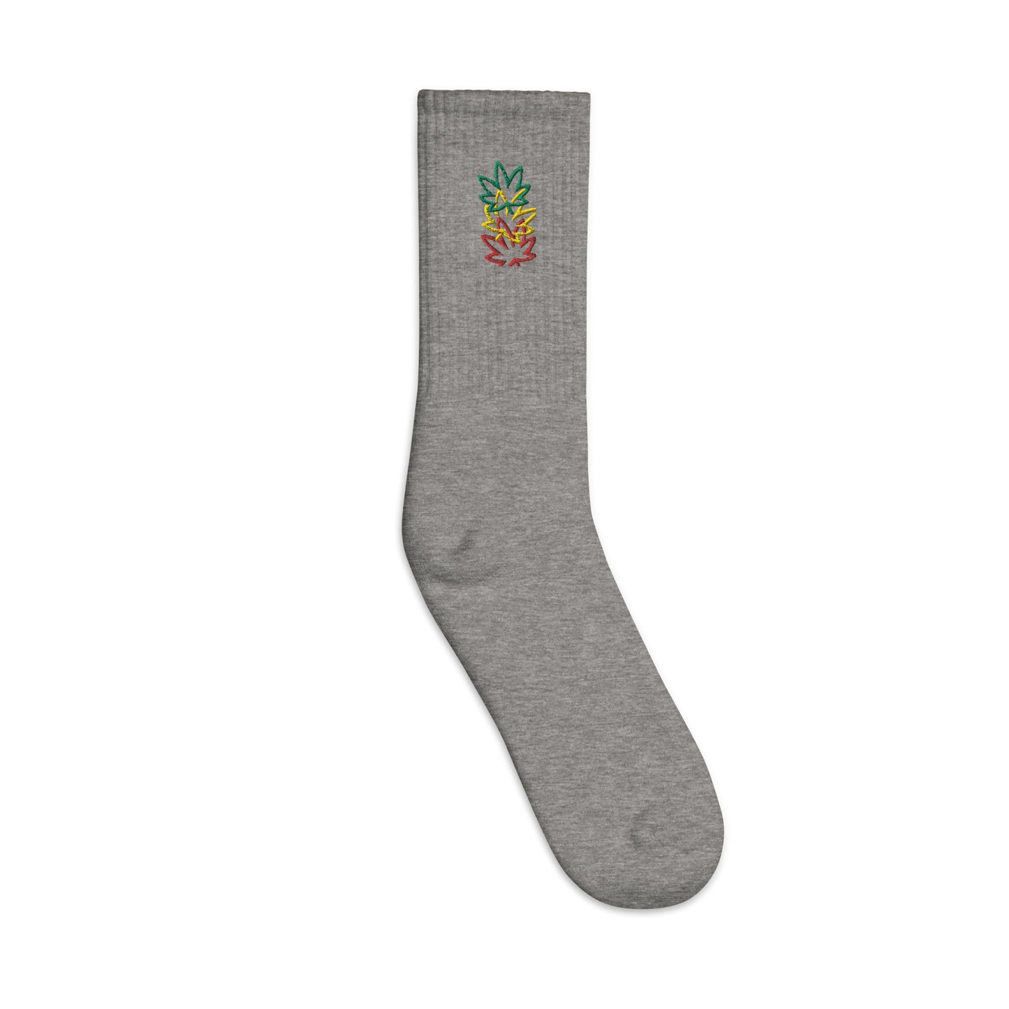 Ras Color Embroidered socks