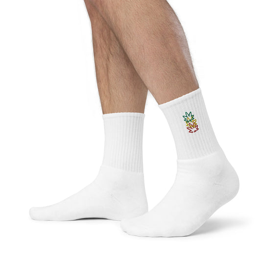 Ras Color Embroidered socks