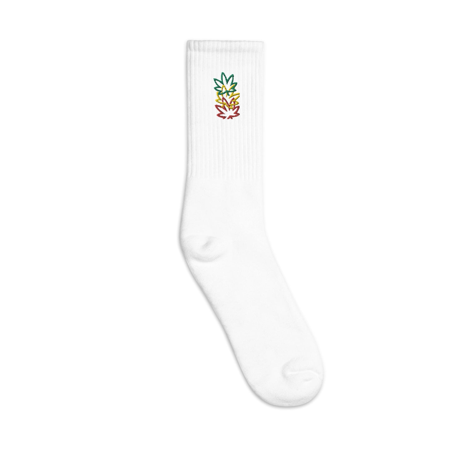 Ras Color Embroidered socks