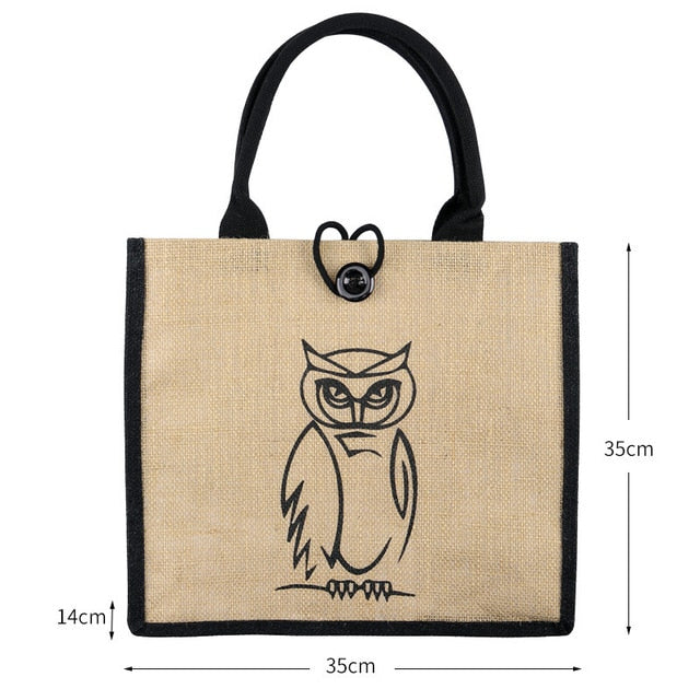 High Quality Women Linen Luxury Tote Large Capacity Female Casual Shoulder Bag Lady Daily Handbag Fresh Beach Shopping Bag