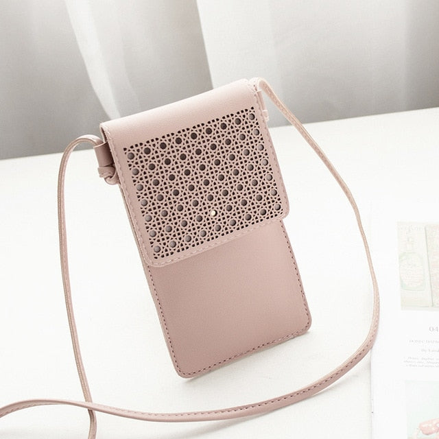 Luxury Handbags Women Bags Designer 2020 New Mobile Phone Bag Touch Screen Mobile Phone Bag Coin Purse Female Mini Bag