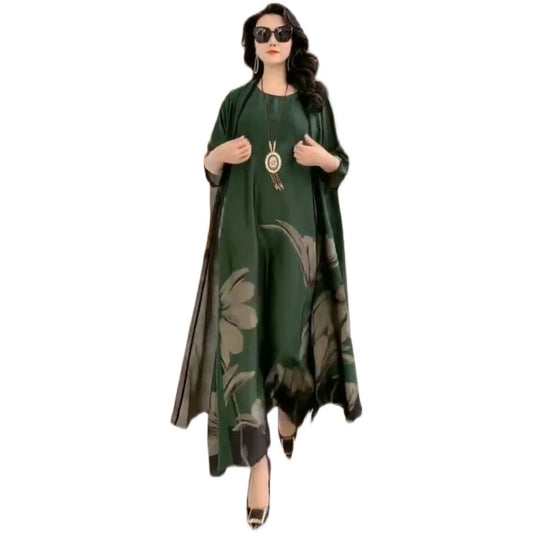 Spring Summer Suit Dresses Female Fashion Loose Oversize 5XL Printed Tops + Dress Womens Short-Sleeved Two-Piece Suit Lady