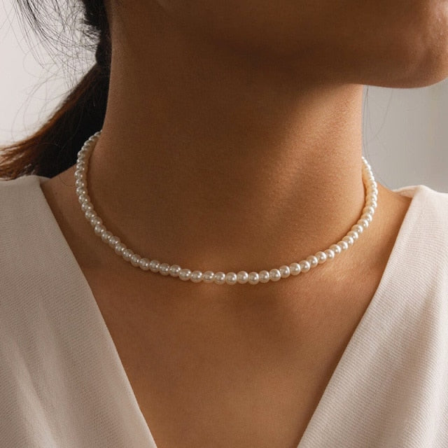 2021 Popular Silver Colour Sparkling Clavicle Chain Choker Necklace Collar For Women Fine Jewelry Wedding Party Birthday Gift