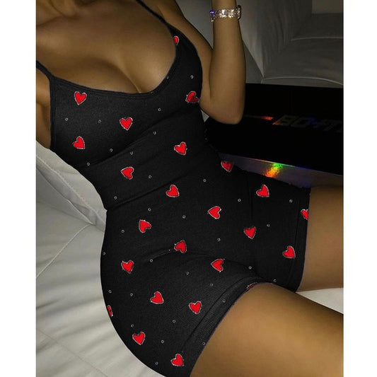 Rompers Womens Jumpsuit Shorts Sleevless Bodysuit Sexy Women Night Clubwear V Neck Bodycon Slim Bodysuits Playsuit 2022 Summer