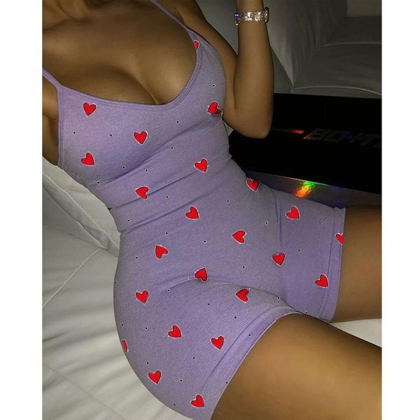 Rompers Womens Jumpsuit Shorts Sleevless Bodysuit Sexy Women Night Clubwear V Neck Bodycon Slim Bodysuits Playsuit 2022 Summer