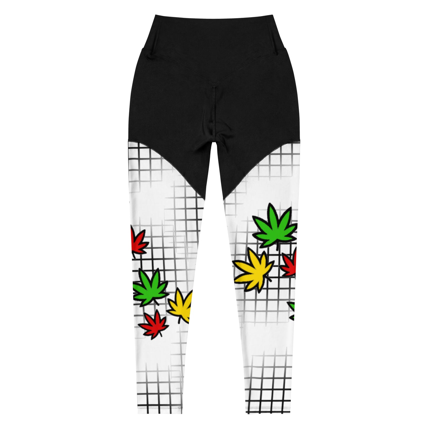 Ras Colors Grid Sports Leggings