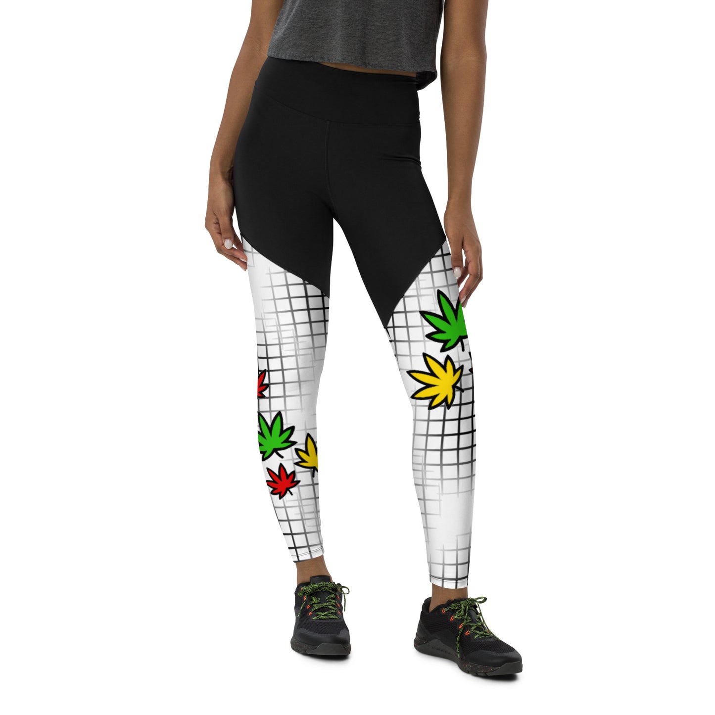 Ras Colors Grid Sports Leggings