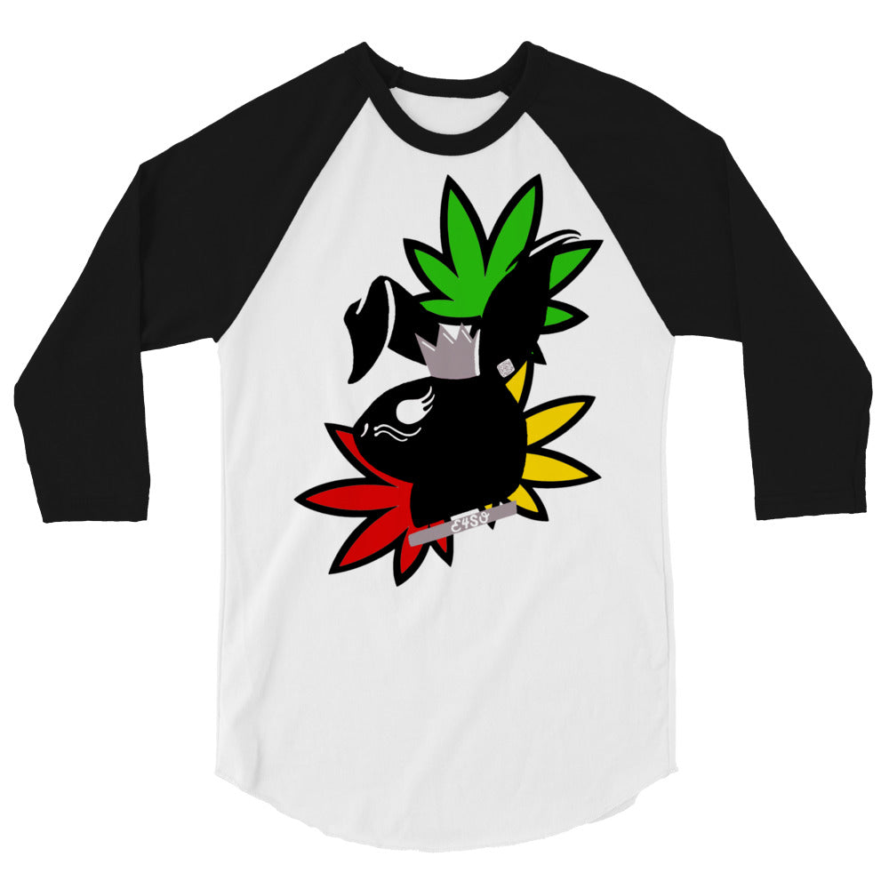 Budz ras big leaf 3/4 sleeve raglan shirt