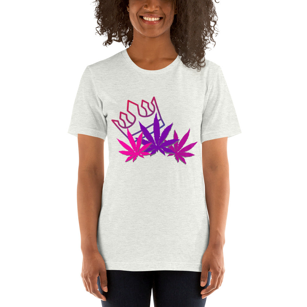 Short-Sleeve Pink/Purple Leaf E4SO T-Shirt