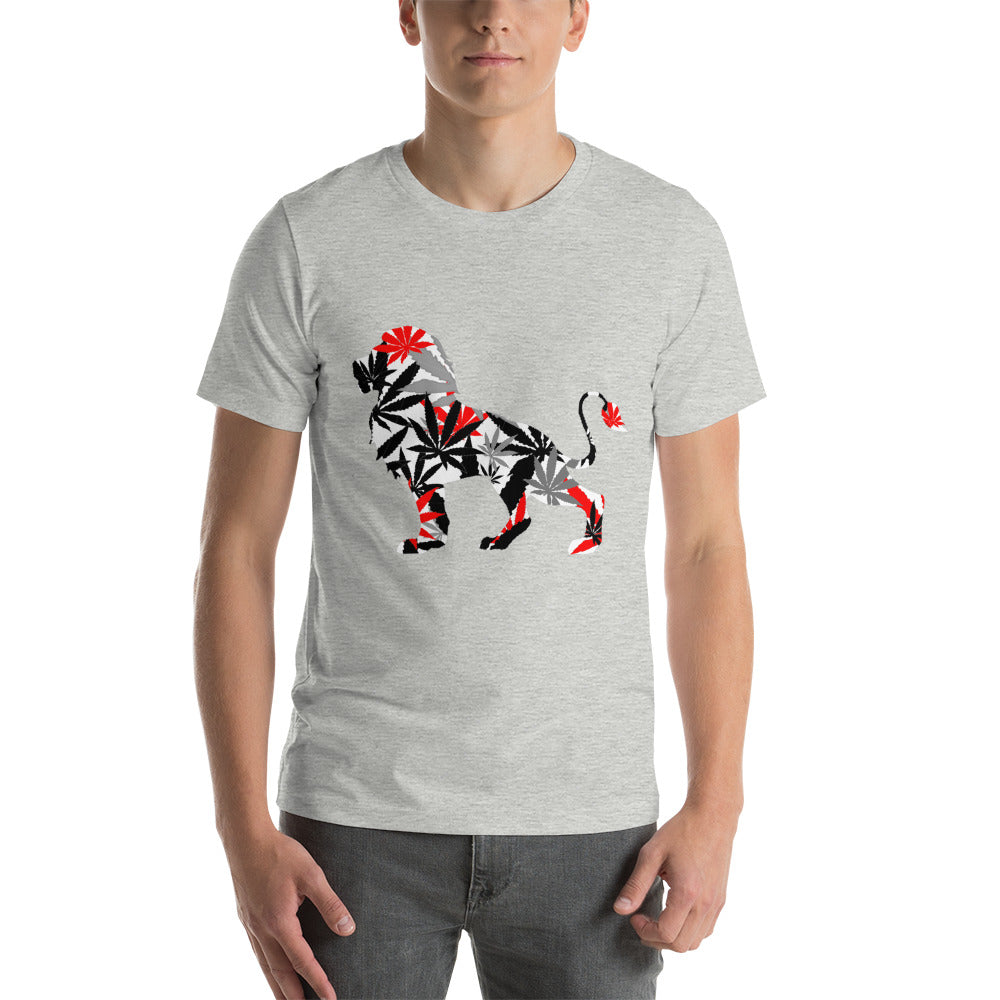 Red Leaf Lion E4SO Short-Sleeve Unisex T-Shirt