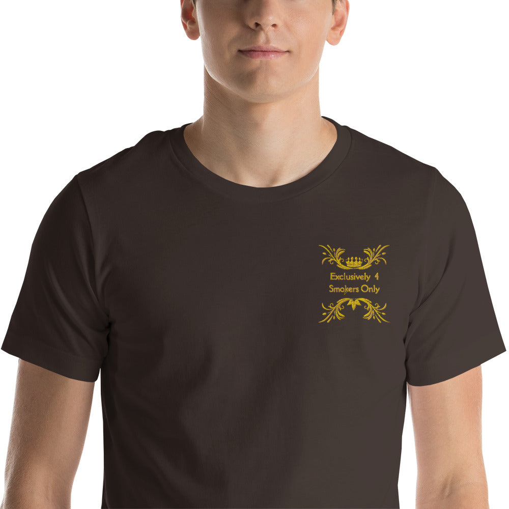 Short-Sleeve E4SO Embroidered Seal Unisex T-Shirt