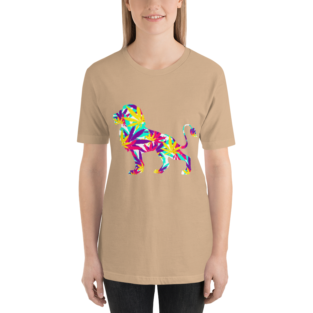 Vibrate Leaf E4SO Lion Short-Sleeve Unisex T-Shirt